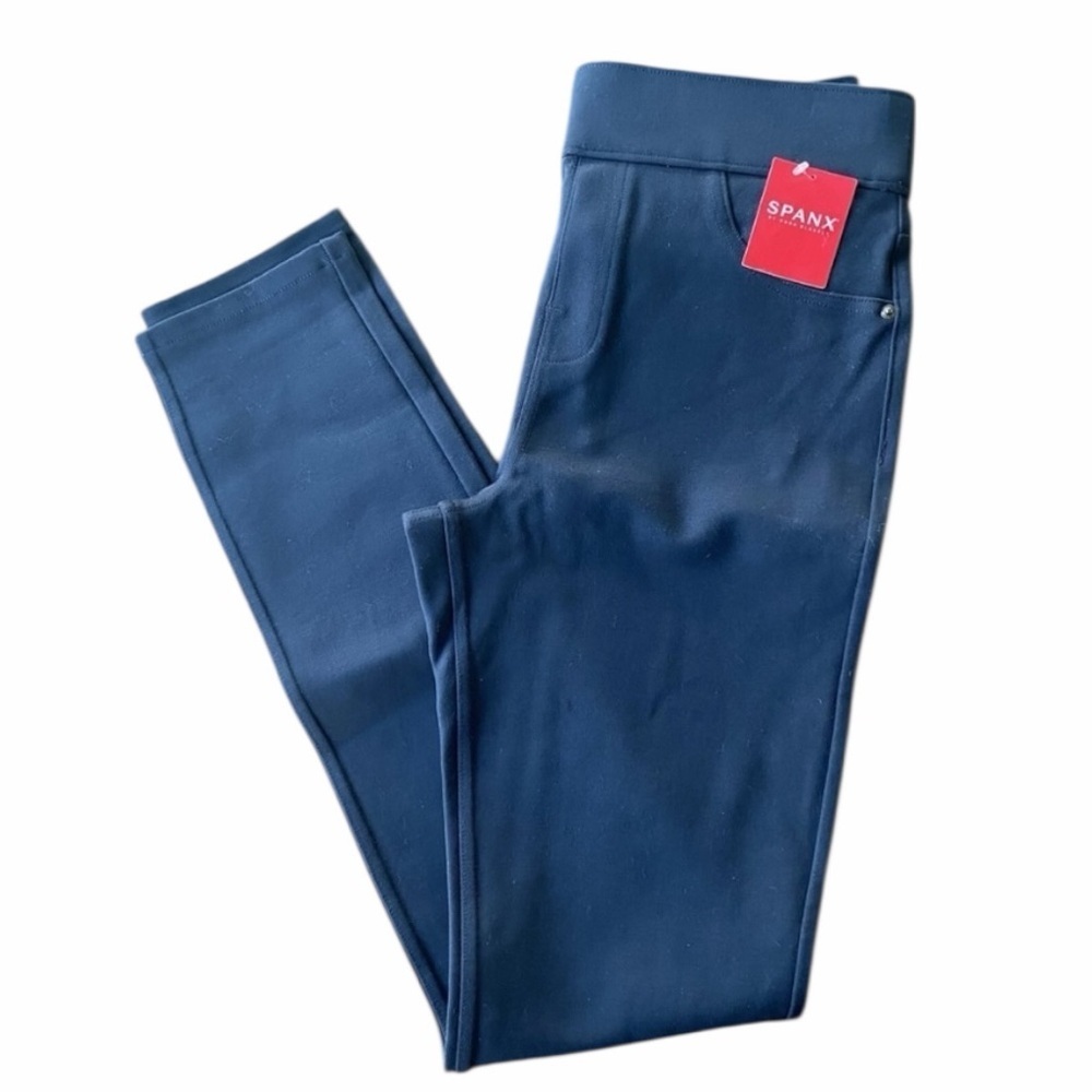 SPANX Blue Jean Colour Leggings - Size Small